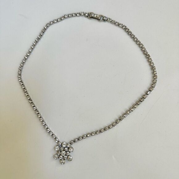 Garne Jewelry Vintage rhinestone necklace - Picture 2 of 8